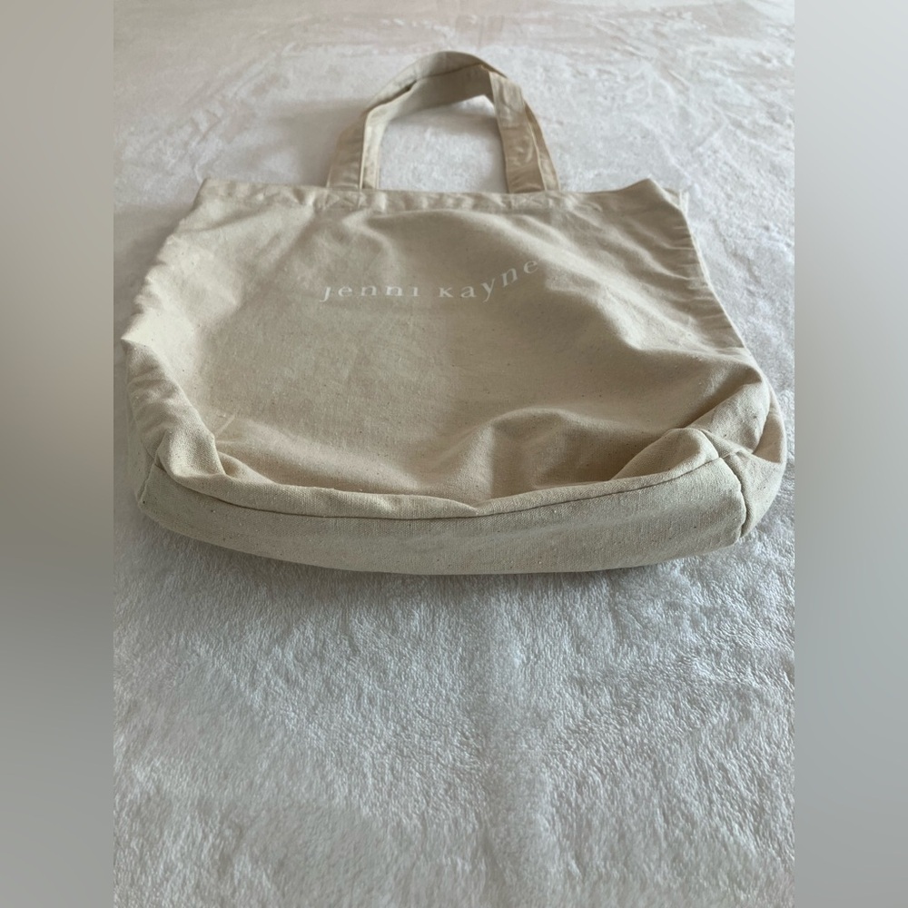 Jenni Kayne Small Canvas Shopping Tote Logo - Picture 12 of 17